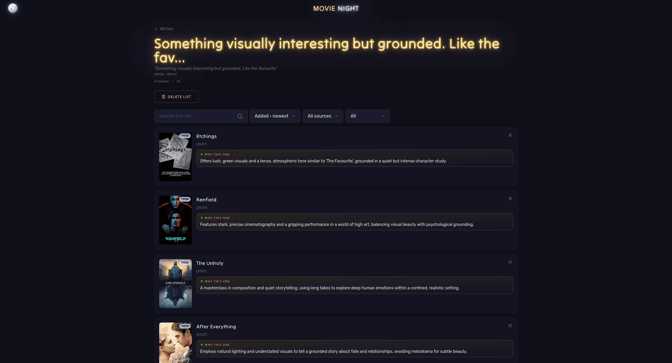 AI shortlist — Multiple AI picks at a glance