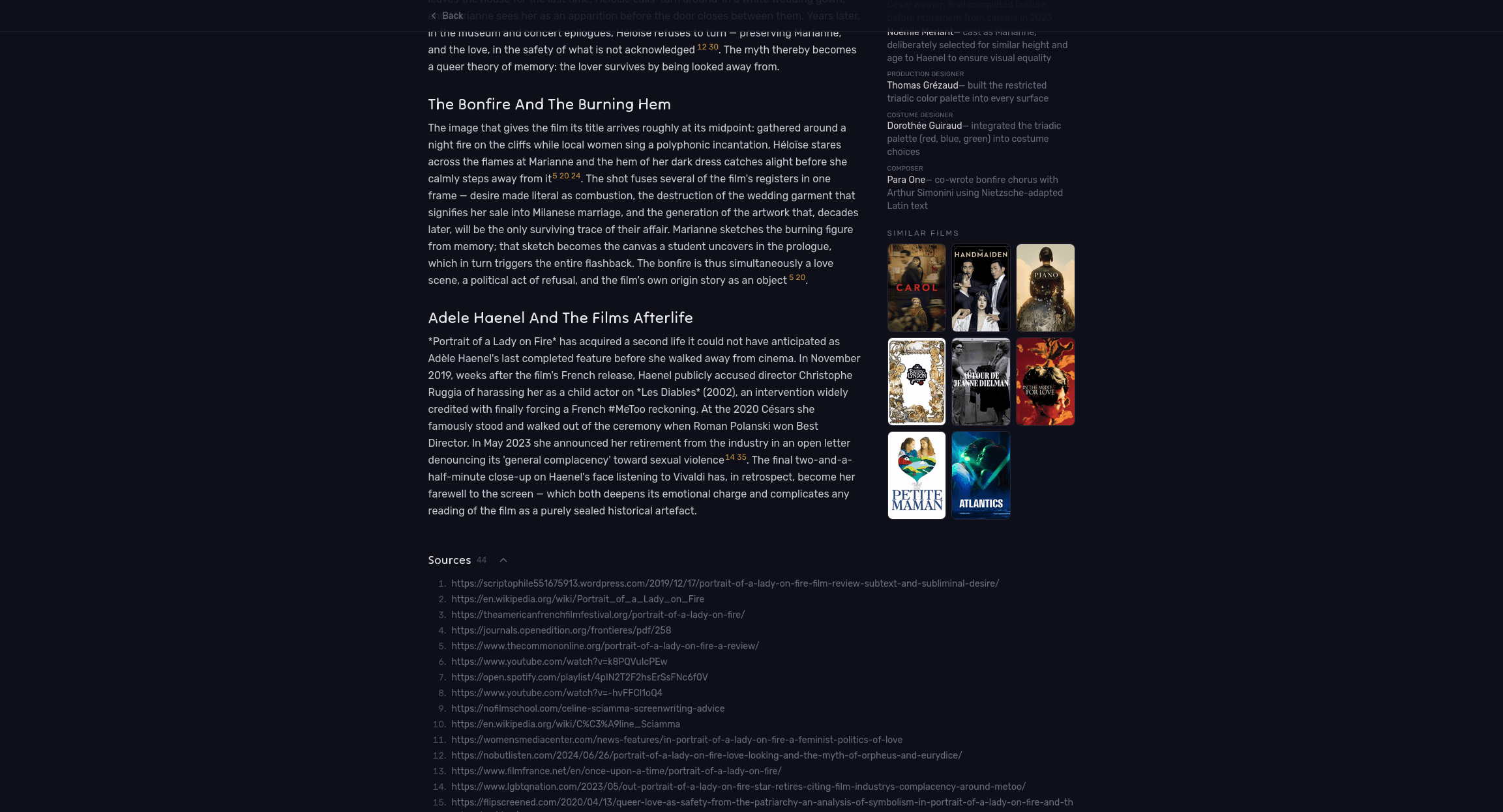 Deep dive — Sources, citations, refresh priority