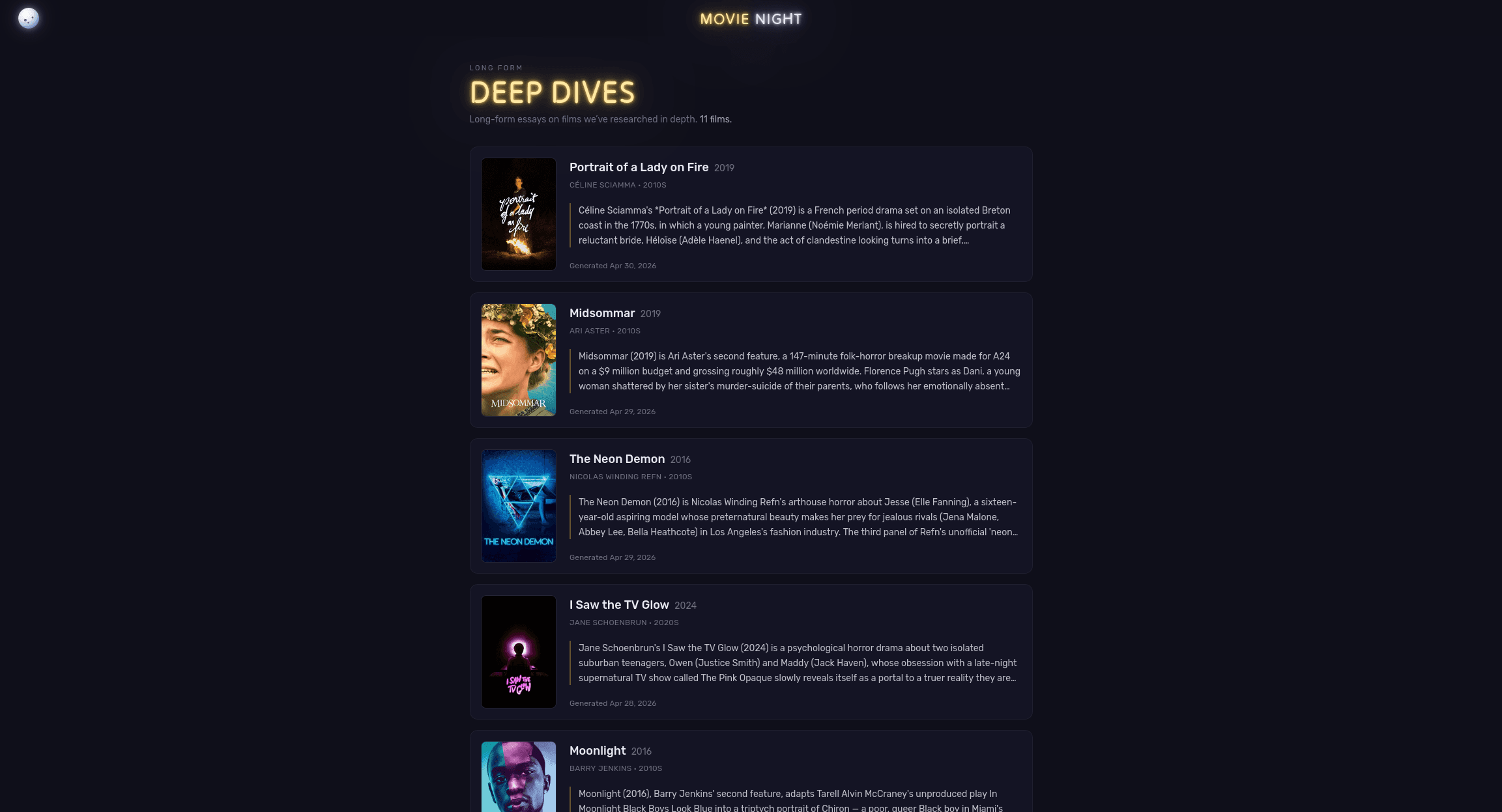 Deep dives — The long-form essay library