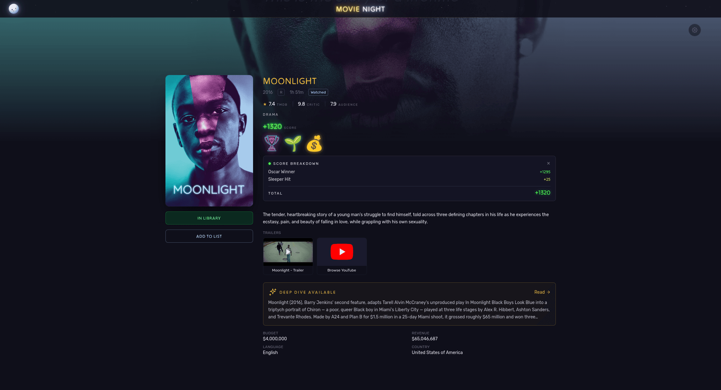 More details — Reviews, reactions, related films